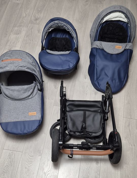 Carucior Krausman 3 in 1 Nexxo Dark Blue – Testat ADAC