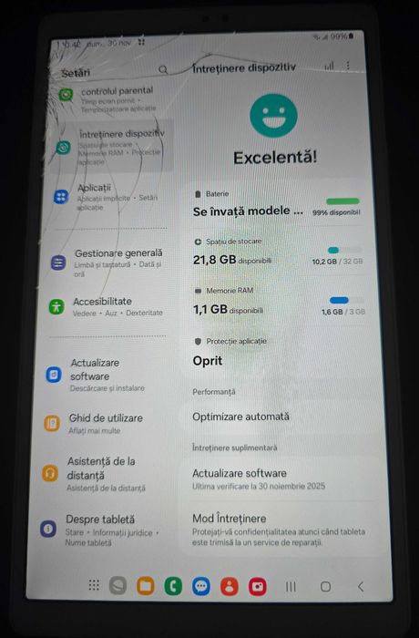 Tableta Samsung Tab A7 Lite LTE (4G) - Ideală Waze/Uber - Android 14