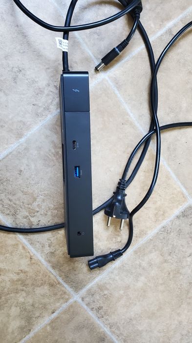 Adaptor WD19 Dock, Dell, 180W AC, Negru