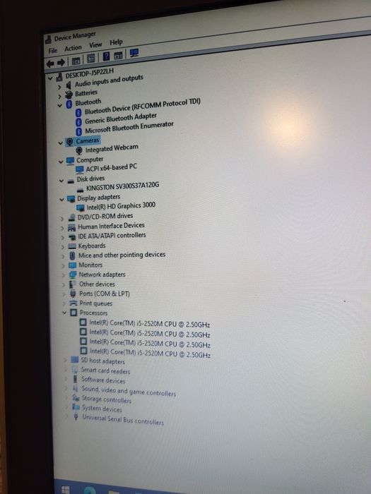 Laptop DELL Latitude I5, 8GB, SSD