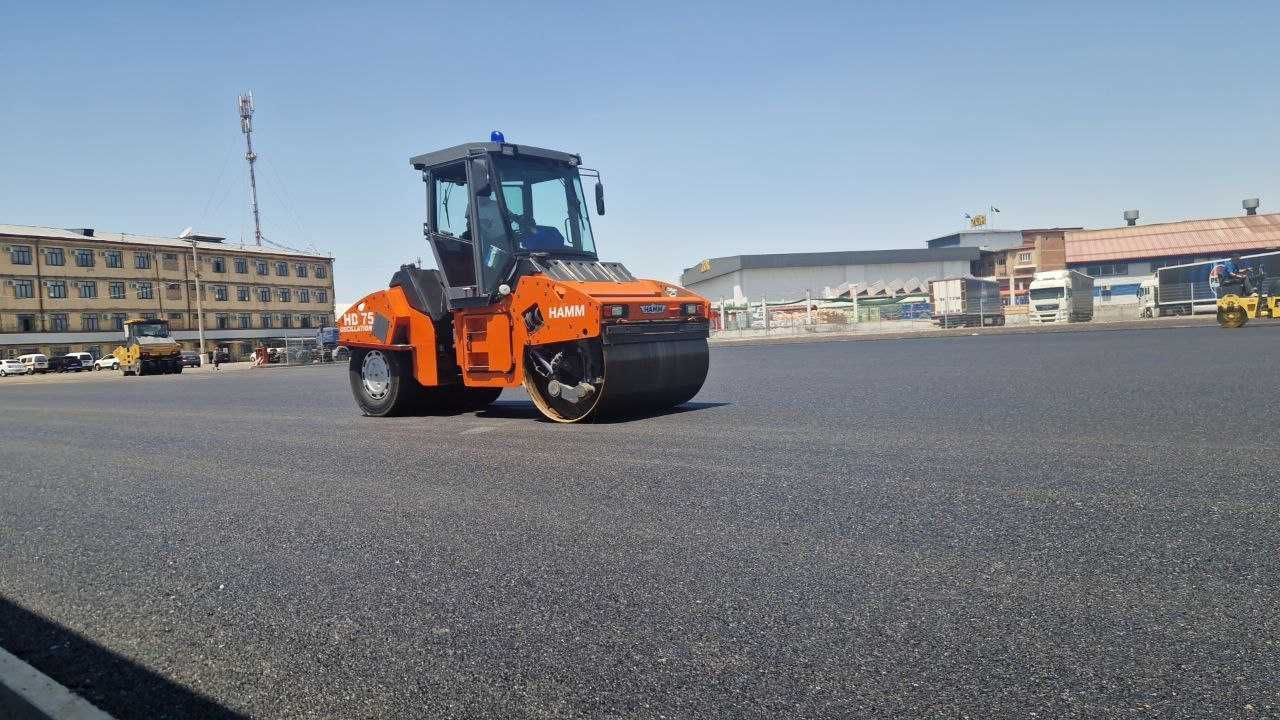 Асфальтирование и благоустройство территории