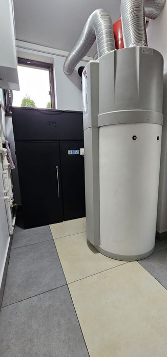 Vand centrala pe peleti DZ 35kw si boiler cu pompa caldura 200 l