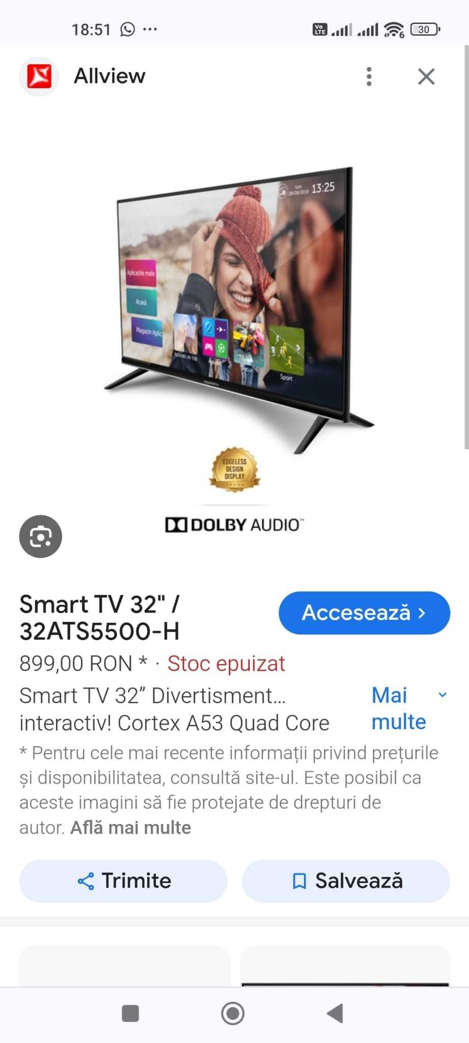 Televizor Smart Allview 32ATS5500-H
