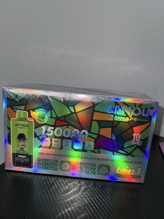 Vape 150,000 6 in 1 cu mai multe arome reincarcabil.