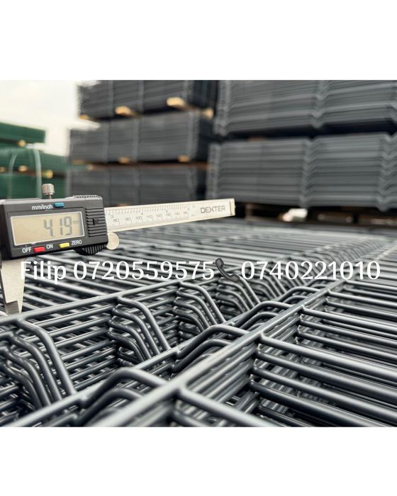 Panou Bordurat Verde - Gri Antracit Plastifiat - 4.2mm grosime