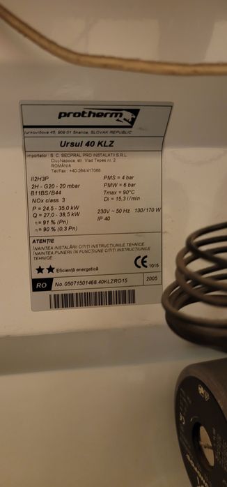 Centrala Protherm Ursul KLZ 40