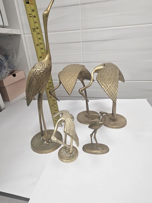 Pasari din bronz / 5 bucati