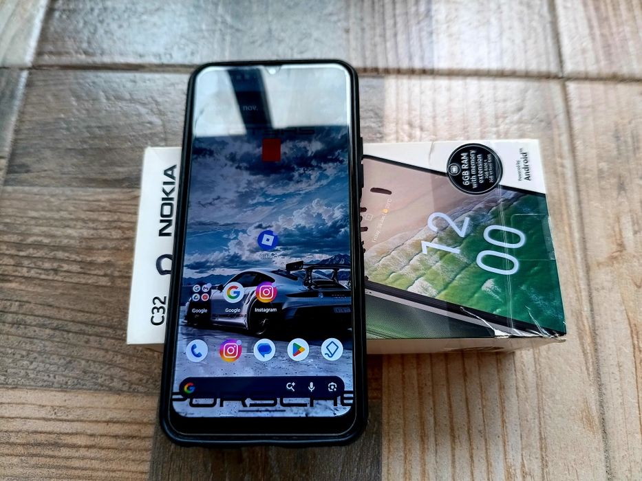 Smartphone Nokia C32, dual sim, 64 gb,  6 gb ram,