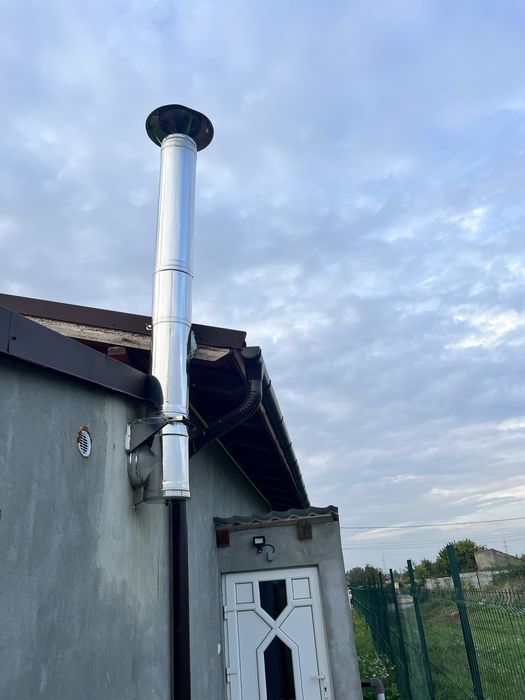 Pachet centrala lemne, boiler, vas de espansiune si horn