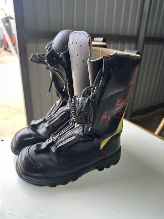 Cizme piele bocanci protectie pompieri germania ews awg svsu isu