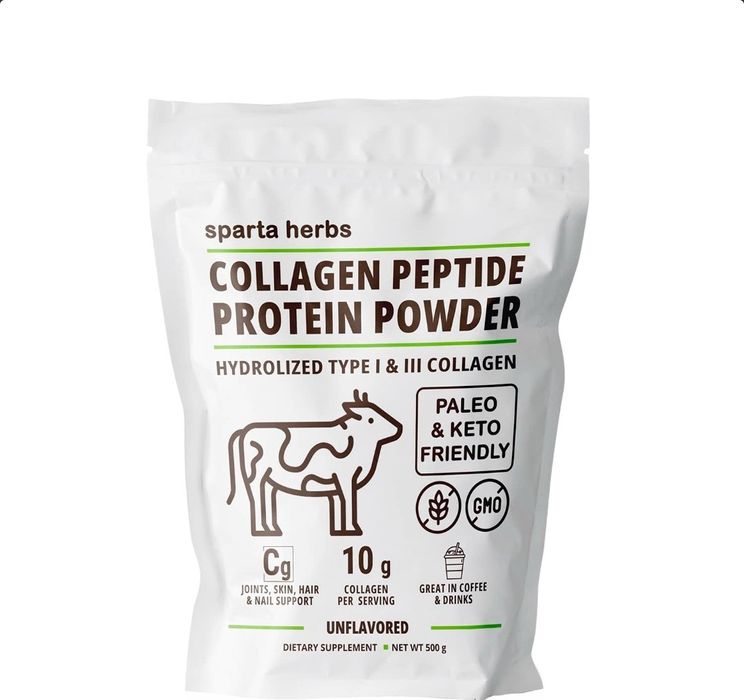 2 пакета 100% Чист колаген на прах.всеки по 500 g