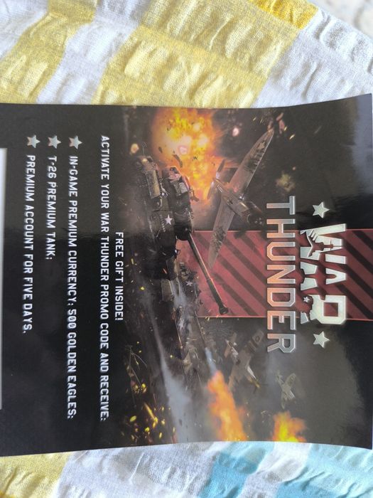 Промокоды War Thunder + Crossout

Описание:
Бро, ло