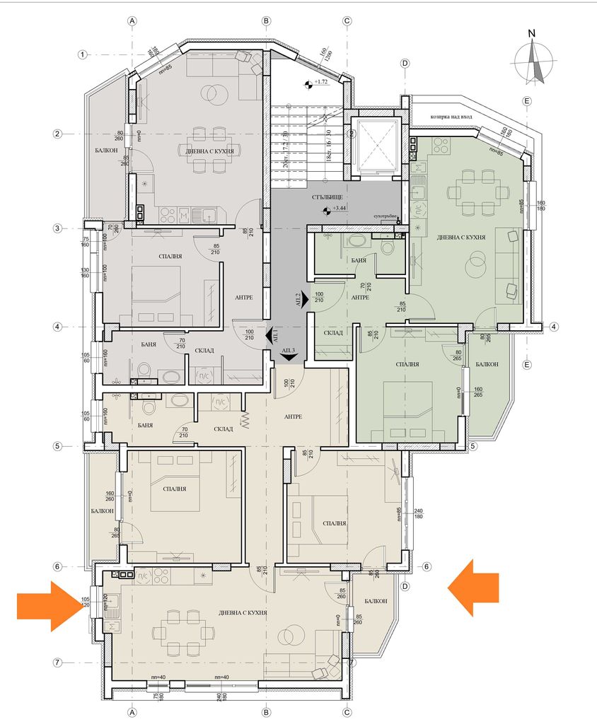 Продава се Тристаен апартамент в Хасково, Любен Каравелов - 112 кв.м за 1006 €/кв.м - Снимка #2