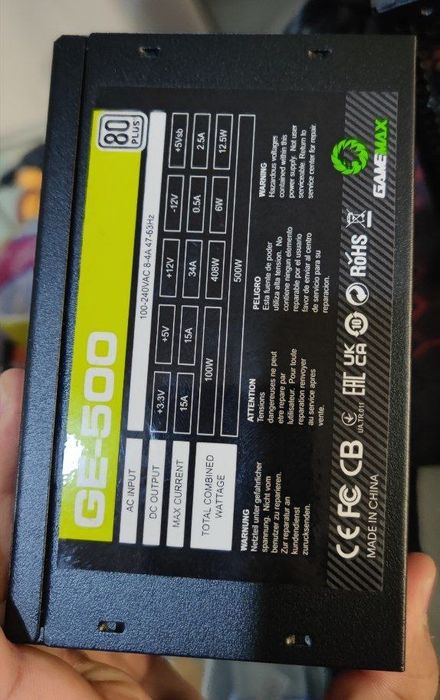 Gamemax Ge-500 80+ Blok b/u