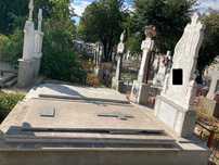 Loc de veci marmura cu cripta 3 locuri in Cimitir Sf. Maria-Braila