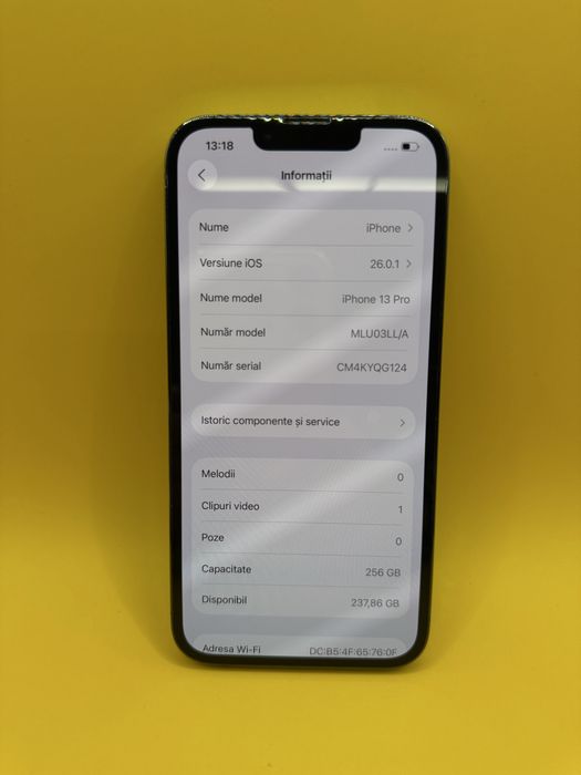 iPhone 13 Pro Sierra Blue Baterie 100%