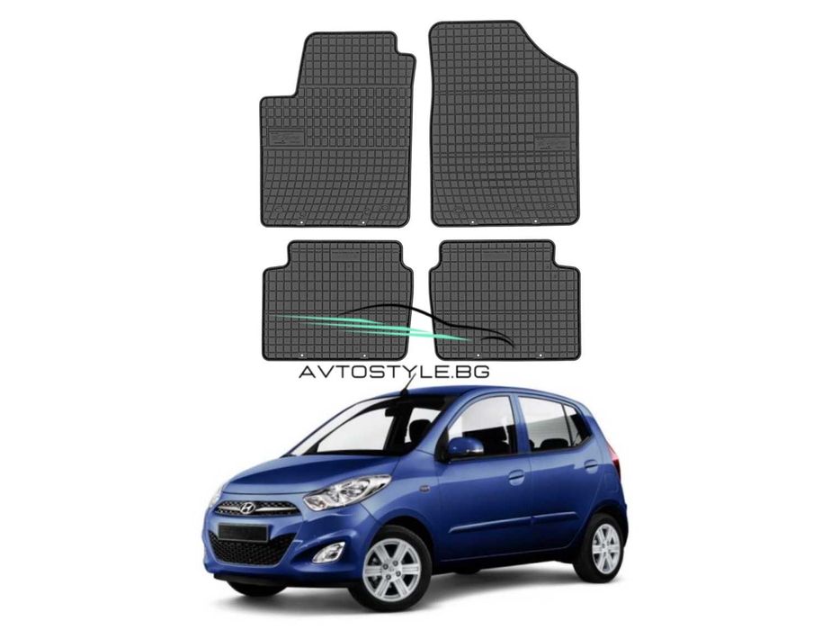 Гумени стелки за  Hyundai i10,2007-2013 г., Frogum - El Toro