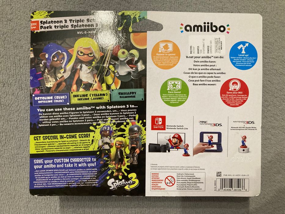 Splatoon 3 amiibo фигури
