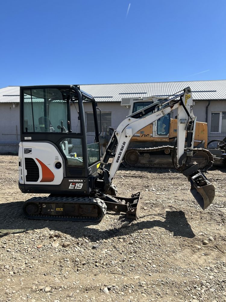 Mini excavator Bobcat E19 2019 1200 ore Tva inclus