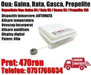 Incubator Automat 64 Oua Clocitoare Gaina Rata Gasca LivratGRATUIT