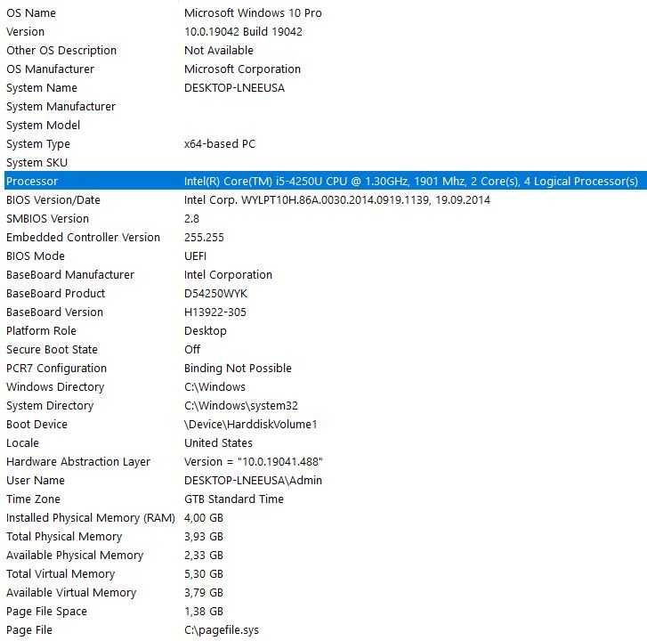 Intel NUC D54250WYKH Mini PC -  Intel i5-4250U, 4GB DDR3, 120GB SSD