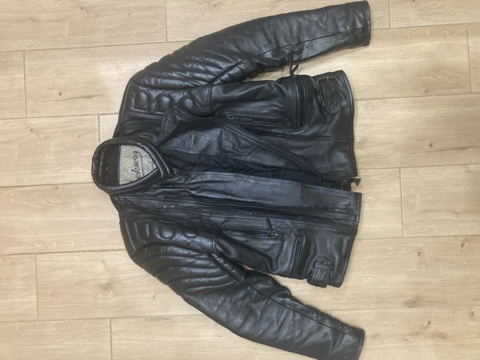 Мъжко кожено яке за мотор