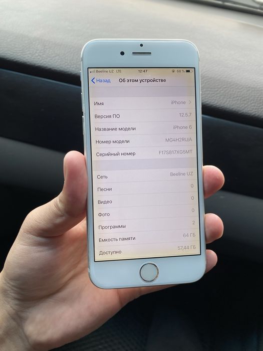 Iphone 6 64gb holati zor