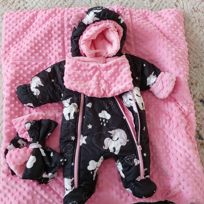 Продам детский комбез и одеяло