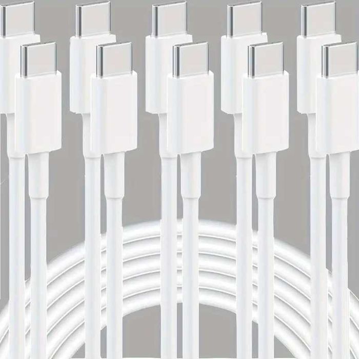 LAIHONEN* USB-C/USB-C PC захранващи кабели 5 и 10 броя в пакет PD-80W!