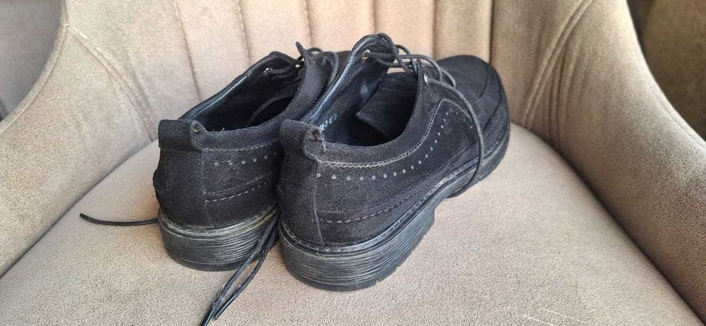 Обувь мужская из натурального нубука, размер 42