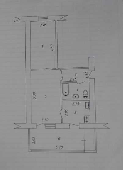 Мирзо-Улугбек 2в3/5/5, кирпич, в среднем состоянии, ориентир Экобазар"