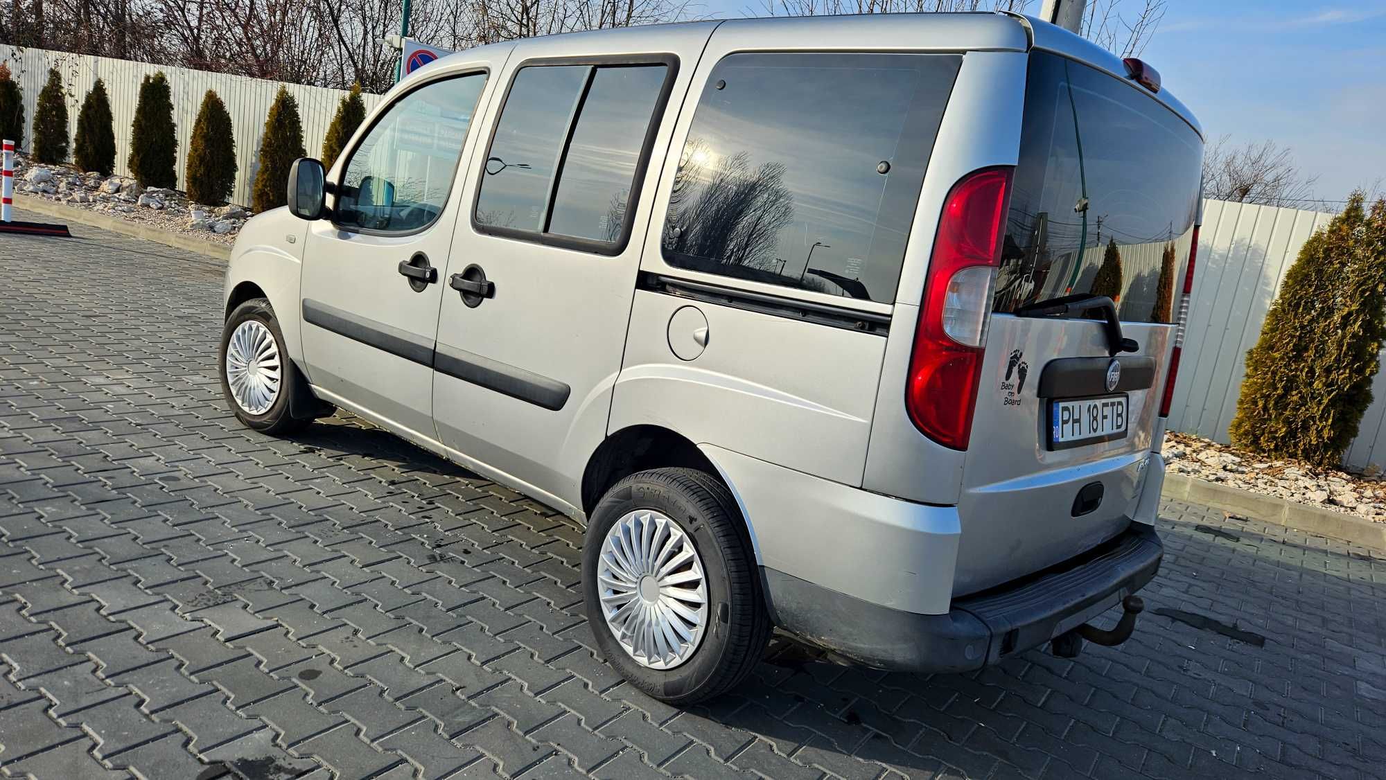 Fiat Doblo - 7 locuri - 1.3 Diesel - Perfect pentru natura si pescuit