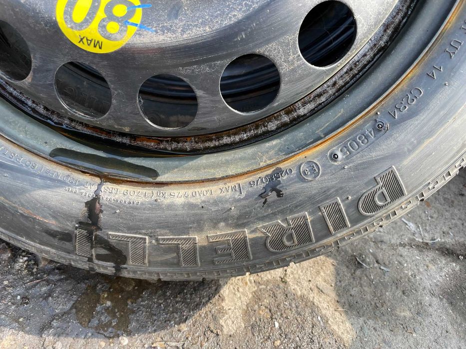 Roata de rezerva slim pe 16 Opel Vectra C