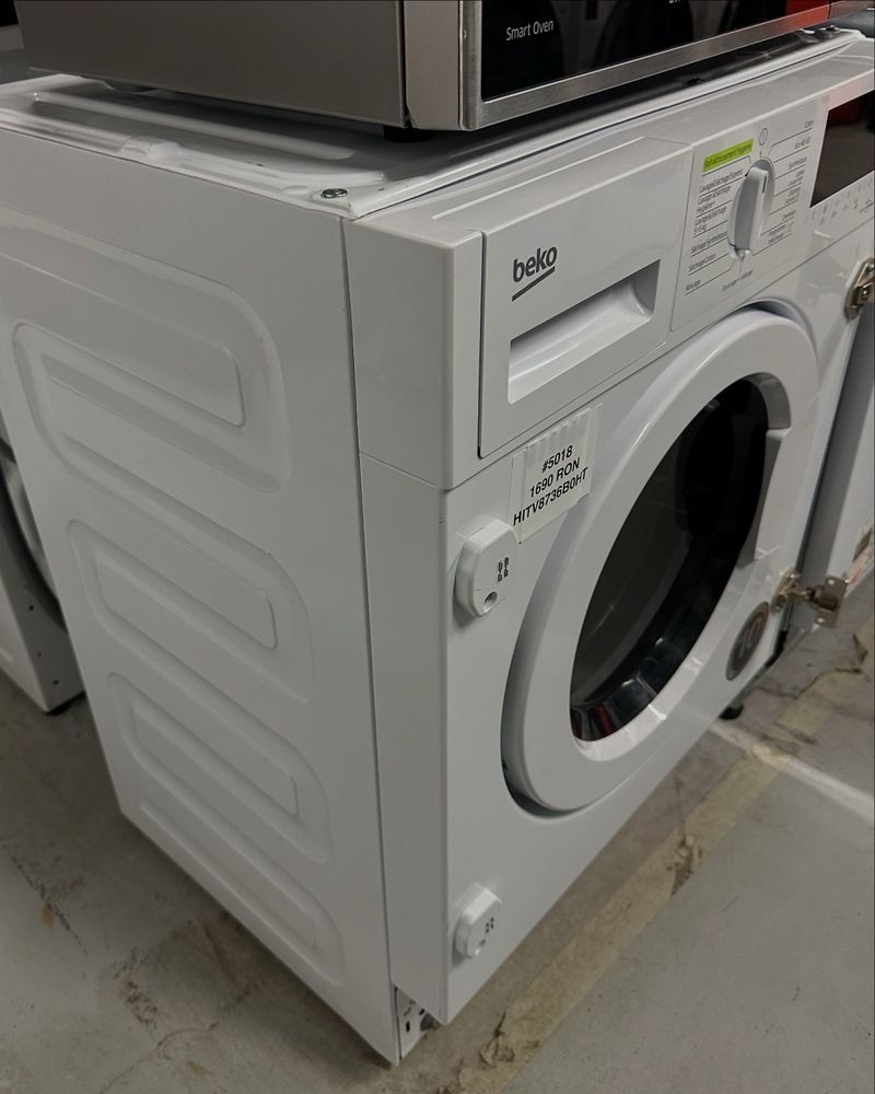 Mașină de spălat rufe cu uscător Beko HITV8736B0HT