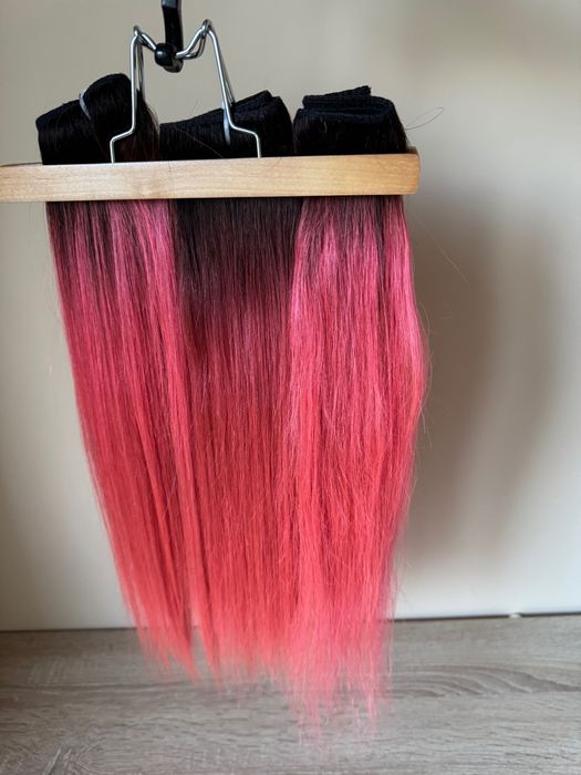 ЛИКВИДАЦИЯ – 100% естествена индийска коса, 45 см, 153грам