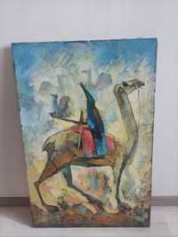 Картина с верблюдом,60х90