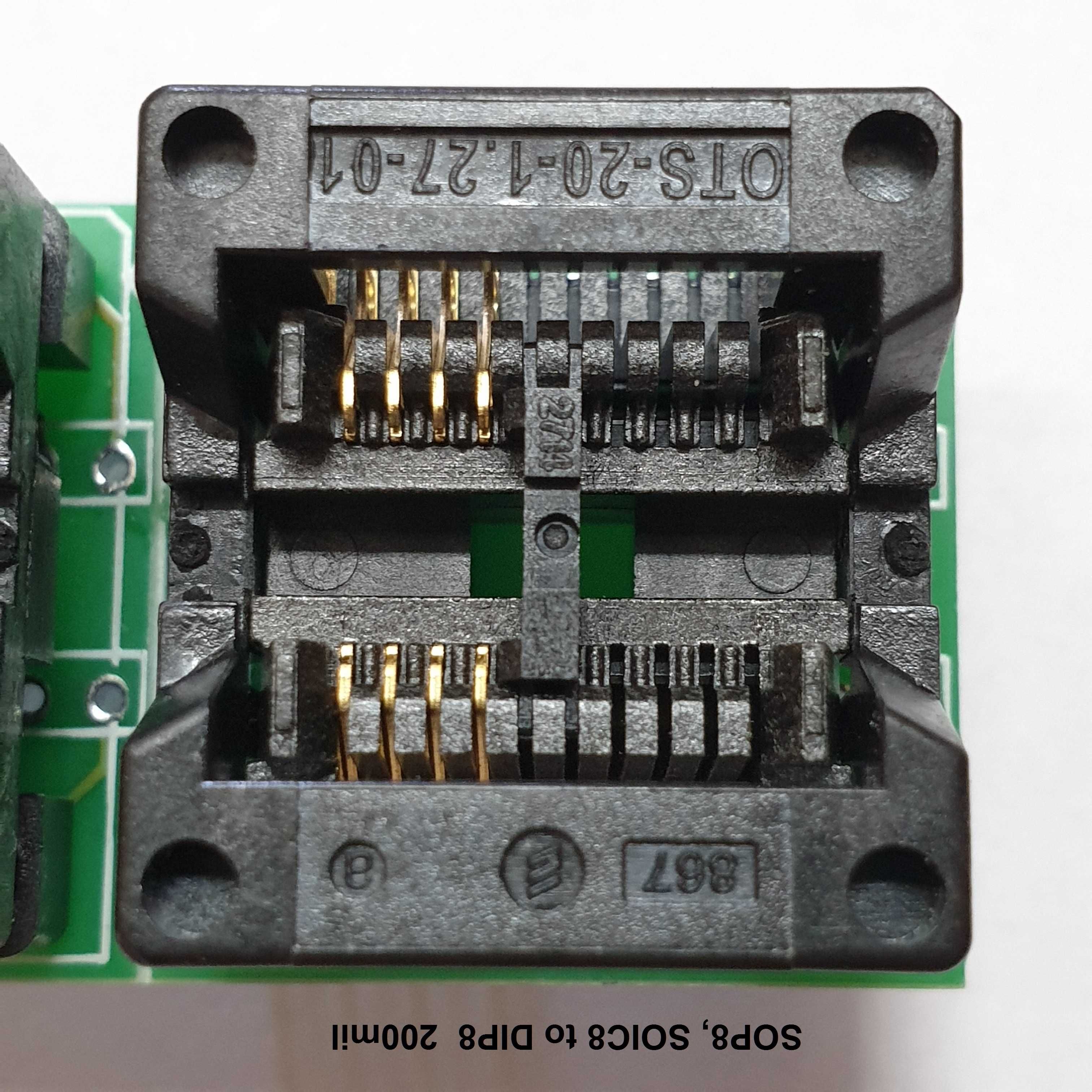 Програматор CH341A, Test Clip SOP SOIC -DIP, Pogo Pin P75