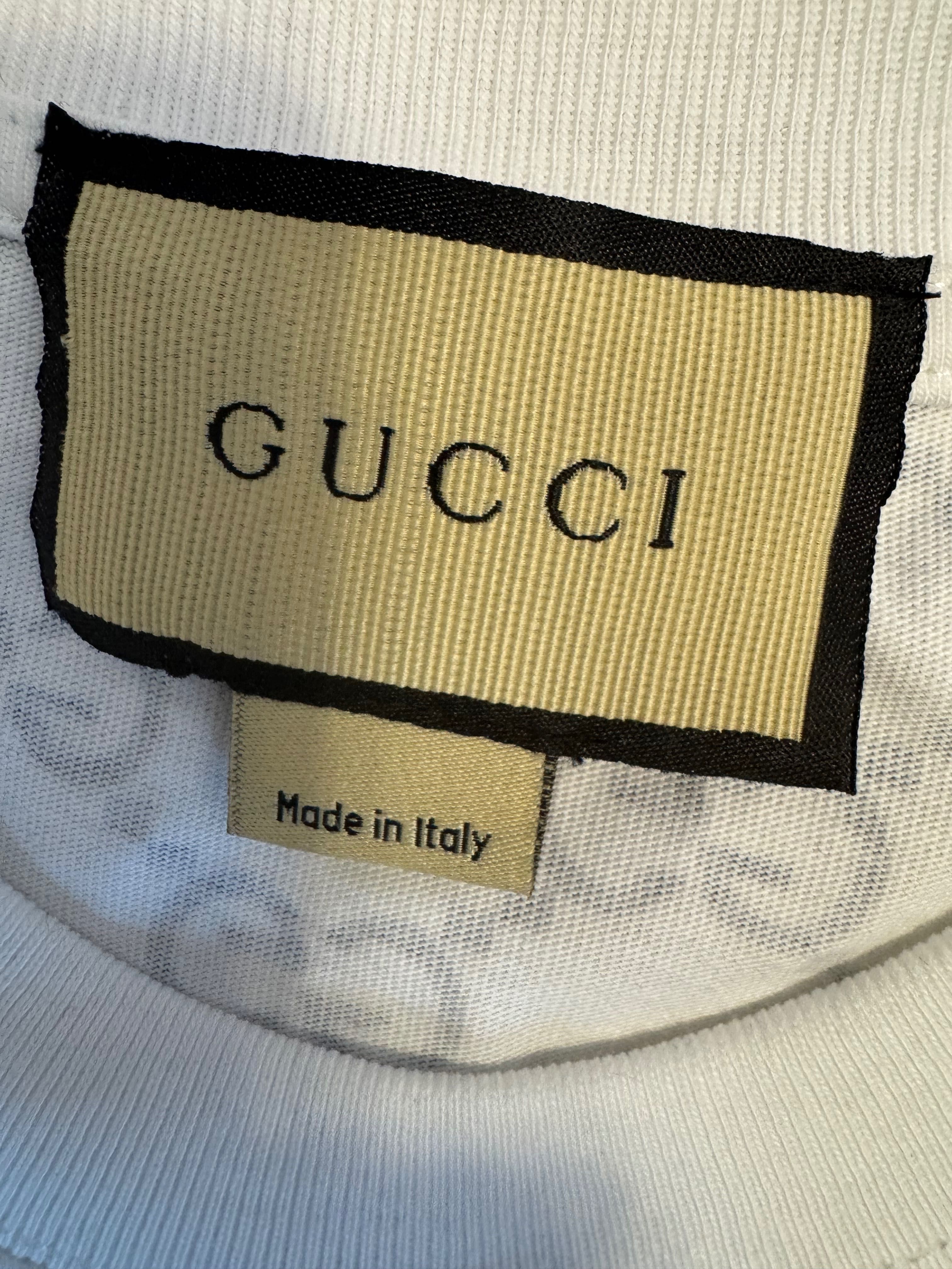 Gucci-Чисто нова оригинална мъжка тениска Л размер