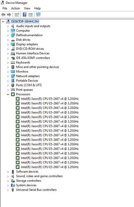 Intel Xeon E5 2667 v4