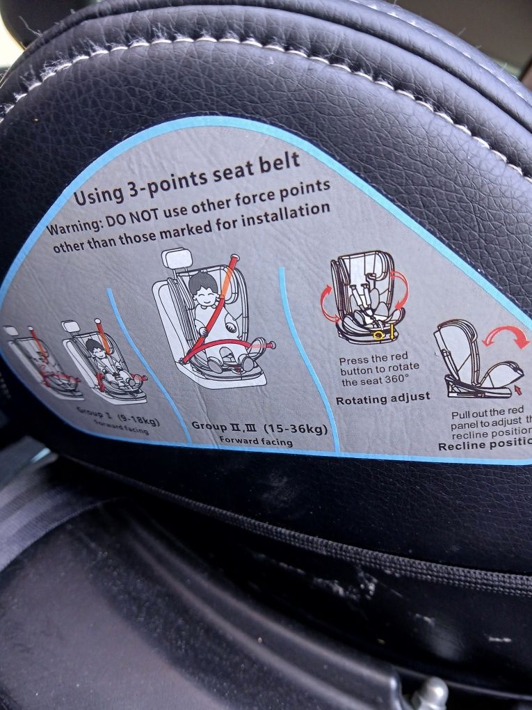 Scaun auto Isofix