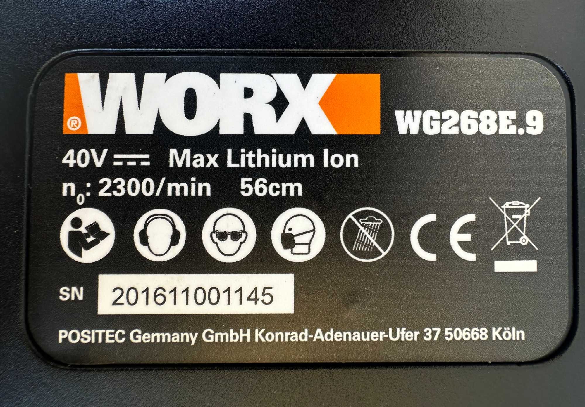 Worx WG268E.9 - Акумулаторен храсторез 40V