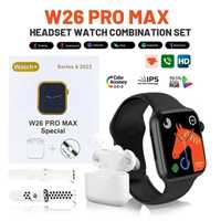 Умные часы Smart Watch + беспроводные наушники W26 PRO MAX