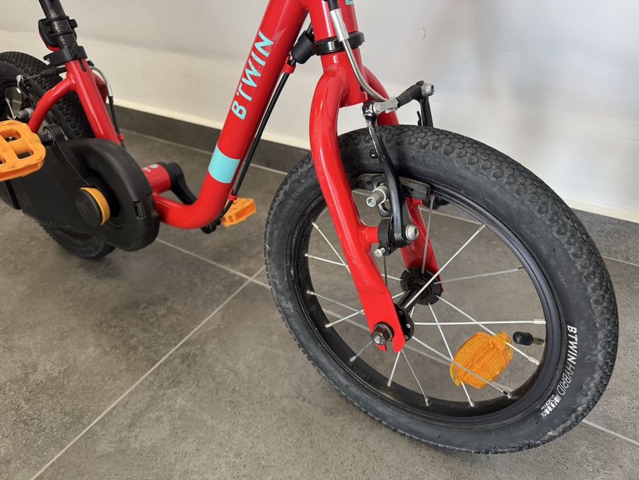 Детски велосипед 2 в 1 BTWIN 14 инча