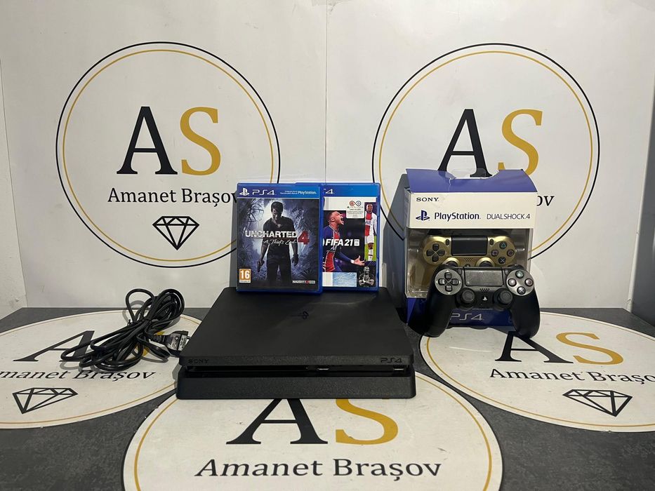 Consola Sony PS4 slim 500gb Play Station 4 slim 2 manete