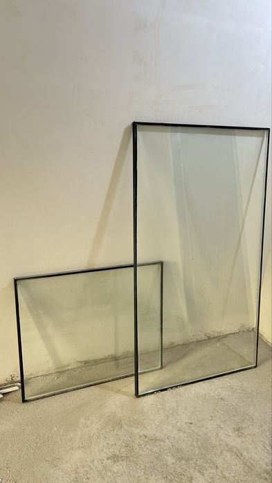 Витраж с дверью новый