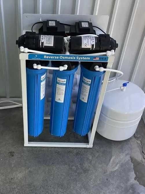 Установка промышленных фильтров воды. Кафе, бары, стоматологии и любые