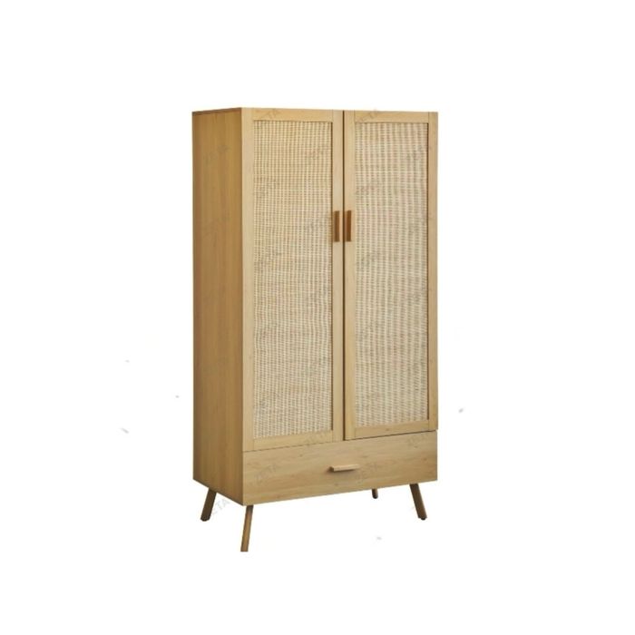 Новый шкаф сканди ротанг коричневый для одежды бельевой