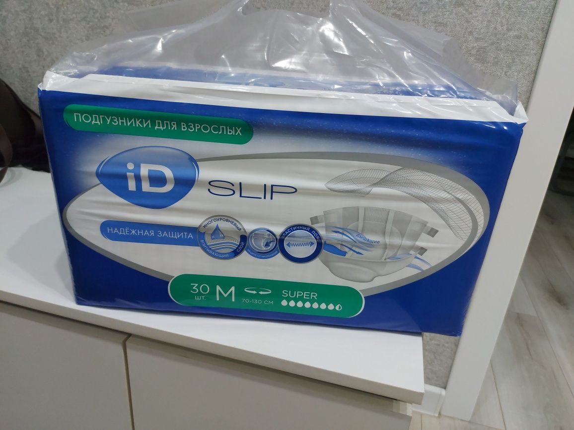 Продам памперсы ID slip  M