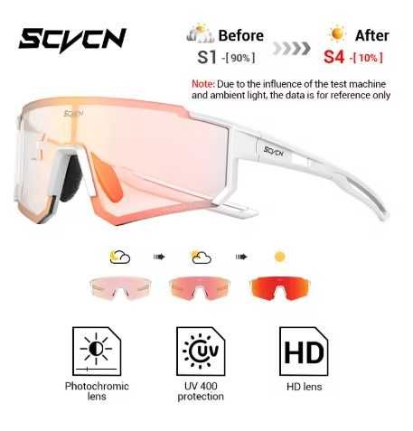 Ochelari ciclism fotocromici SVCN large noi diverse culori