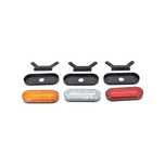 Lampa laterala LED 12-24V IP67 omologata U.E. - Alb